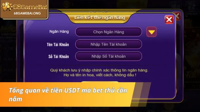 Đôi nét cơ bản về nạp - rút bằng USDT